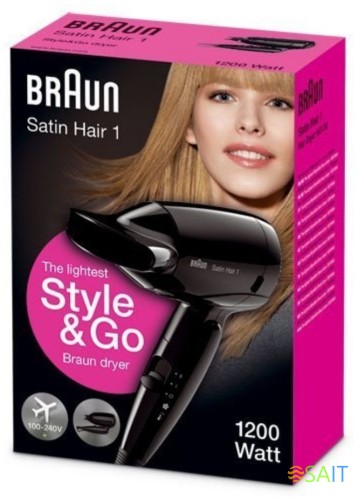 Фен Braun HD130 1200Вт черный