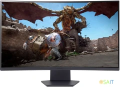 Монитор LG 31.5" UltraGear 32GS60QC-B черный VA LED 16:9 HDMI матовая 3000:1 300cd 178гр/178гр 2560x1440 180Hz FreeSync DP WQ 7.2кг