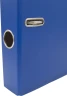 Папка-регистратор Silwerhof A4 75мм ПВХ/бумага синий без. окант. сборная (упак.:2шт)
