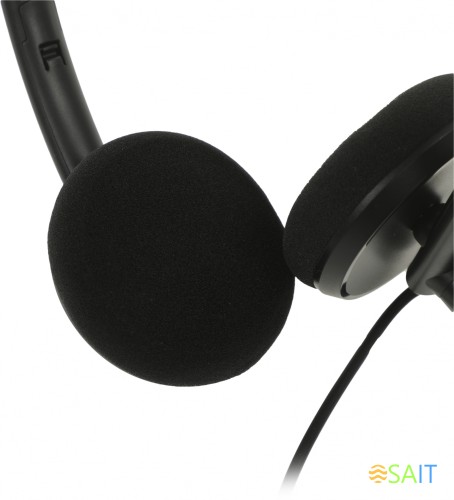 Наушники с микрофоном Creative HS-220 черный 2.4м накладные USB оголовье (51EF1070AA000)