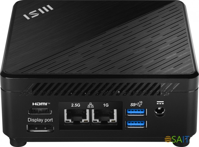 Неттоп MSI Cubi 5 12M-068BRU i3 1215U (1.2) UHDG noOS 2xGbitEth WiFi BT 65W черный (936-B0A811-068)