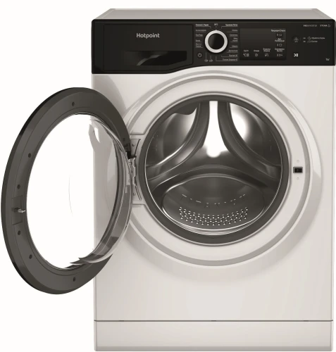 Стиральная машина Hotpoint NSB 7239 ZK VE RU класс: A-30% загр.фронтальная макс.:7кг белый инвертор