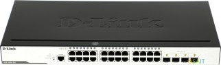 Коммутатор D-Link DGS-3000-28L/B1A 24x1Гбит/с 4SFP управляемый