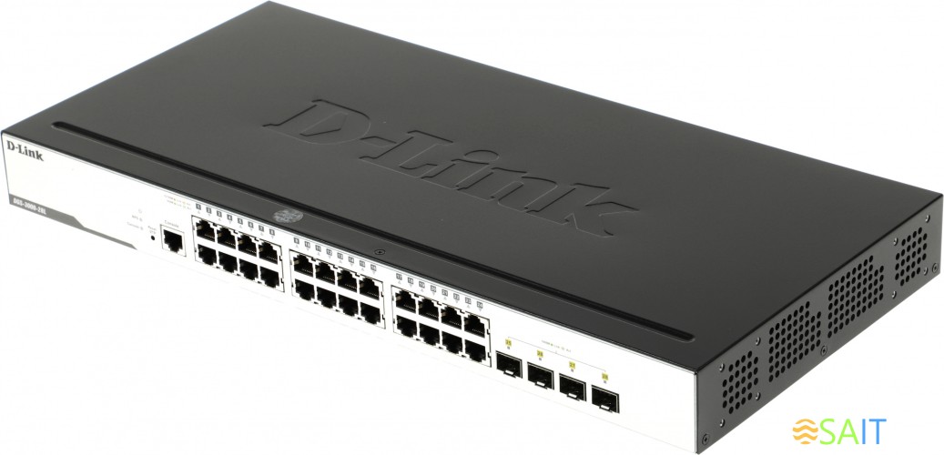 Коммутатор D-Link DGS-3000-28L/B1A 24x1Гбит/с 4SFP управляемый