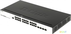 Коммутатор D-Link DGS-3000-28L/B1A 24x1Гбит/с 4SFP управляемый