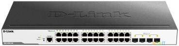 Коммутатор D-Link DGS-3000-28L/B1A 24x1Гбит/с 4SFP управляемый