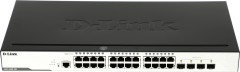 Коммутатор D-Link DGS-3000-28L/B1A 24x1Гбит/с 4SFP управляемый