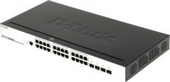 Коммутатор D-Link DGS-3000-28L/B1A 24x1Гбит/с 4SFP управляемый