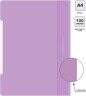 Папка-скоросшиватель Бюрократ Pastel -PSLPAST/VIO A4 прозрач.верх.лист пластик фиолетовый 0.14/0.18