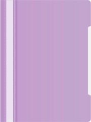 Папка-скоросшиватель Бюрократ Pastel -PSLPAST/VIO A4 прозрач.верх.лист пластик фиолетовый 0.14/0.18