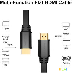 Кабель соединительный аудио-видео Premier 5-815F HDMI (m)/HDMI (m) 1.5м. черный (5-815F 1.5)