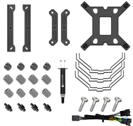 Устройство охлаждения(кулер) ID-Cooling SE-207-XT Slim Soc-AM5/AM4/1200/1700/1851 черный 4-pin 15-35dB Al+Cu 220W 760gr Ret