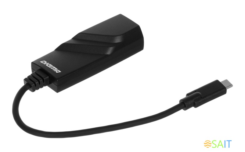 Сетевой адаптер Gigabit Ethernet Digma D-USBC-LAN1000 USB Type-C