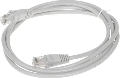 Патч-корд Buro UTP-5E-1.5M-G UTP 4 пары cat.5E CCA molded 1.5м серый RJ-45 (m)-RJ-45 (m)