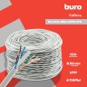 Кабель сетевой Buro BU-CCA-052-CAT6 UTP 4 пары cat.6 solid 0.52мм CCA 305м серый