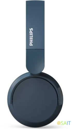 Гарнитура накладные Philips TAH4209 синий беспроводные bluetooth оголовье (TAH4209BL/00)