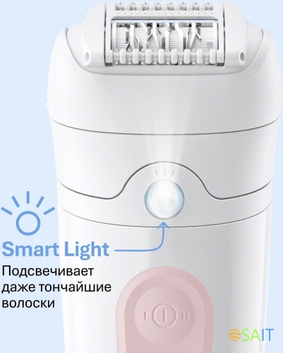 Эпилятор Braun SE5-000 скор.:2 насад.:1 от аккум. белый