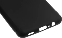 Чехол (клип-кейс) BoraSCO для Samsung Galaxy A12 Silicone Case черный (39790)