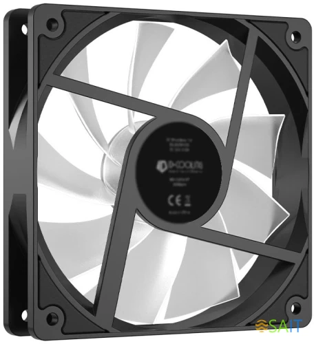 Вентилятор для корпуса ID-Cooling XF-120 ARGB 120х120x25 черный 4-pin 30.5дБ (XF-120-ARGB-K) Ret