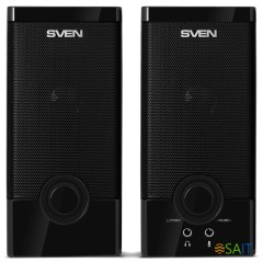 Колонки Sven SPS-603 2.0 черный 6Вт