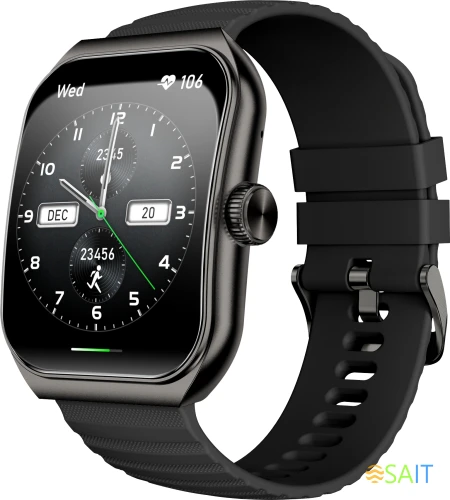 Смарт-часы Black Shark BS-W2401 (GT3) 1.96" AMOLED корп.черный рем.черный разм.брасл.:150-215мм (6977541630529)