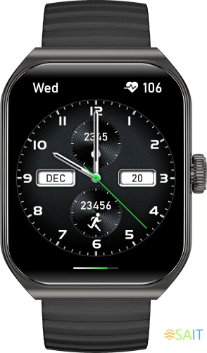 Смарт-часы Black Shark BS-W2401 (GT3) 1.96" AMOLED корп.черный рем.черный разм.брасл.:150-215мм (6977541630529)