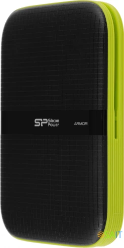 Жесткий диск Silicon Power USB 3.0 4Tb SP040TBPHDA60S3K A60 Armor 2.5" черный/зеленый
