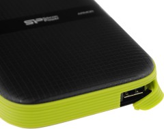 Жесткий диск Silicon Power USB3.0 4TB SP040TBPHDA60S3K A60 Armor 2.5" черный/зеленый