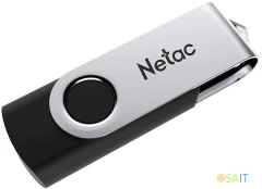 Флеш Диск Netac 128GB U505 NT03U505N-128G-30BK USB3.0 черный/серебристый