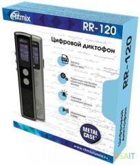Диктофон Цифровой Ritmix RR-120 8Gb черный