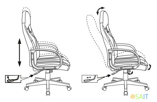 Кресло игровое Zombie RUNNER черный/желтый эко.кожа крестов. пластик