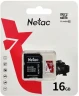 Флеш карта microSDHC 16GB Netac NT02P500ECO-016G-R P500 Eco + adapter