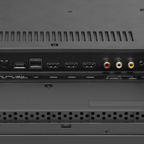 Телевизор LED Hyundai 65" H-LED65BU7006 Android TV Frameless Metal черный/серебристый 4K Ultra HD 60Hz DVB-T DVB-T2 DVB-C DVB-S DVB-S2 USB WiFi Smart TV