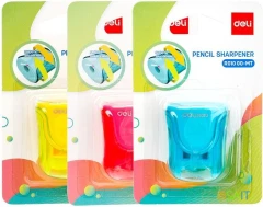 Точилка для карандашей ручная Deli ER01000-MT 1 отверстие пластик ассорти блистер