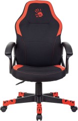 Кресло игровое A4Tech Bloody GC-190 черный/красный текстиль/эко.кожа крестов. пластик