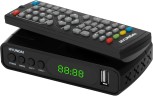 Ресивер DVB-T2 Hyundai H-DVB500 черный