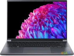 Ноутбук Acer Swift X 14 SFX14-72G-76LG Core Ultra 7 155H 16Gb SSD1Tb NVIDIA GeForce RTX4060 8Gb 14.5" OLED WQXGA+ (2880x1800) noOS metall WiFi BT Cam (NX.KR8CD.001)
