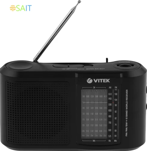 Радиоприемник настольный Vitek VT-3590 черный