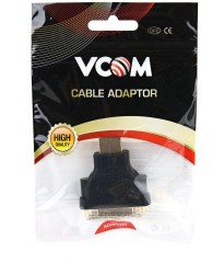Переходник VCOM DVI-D 25F — HDMI 19M