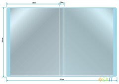 Папка с 10 прозр.вклад. Бюрократ Pastel PAST10BLUE A4 пластик 0.5мм торц.карм с бум. встав голубой