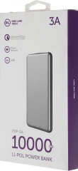 Мобильный аккумулятор Redline PDP-3A 10000mAh 3A 2xUSB-A/USB-C серебристый (УТ000018984)