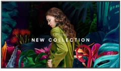 Панель Samsung 75" QB75C черный VA LED 8ms 16:9 HDMI M/M матовая 350cd 178гр/178гр 3840x1920 4K USB 38.3кг