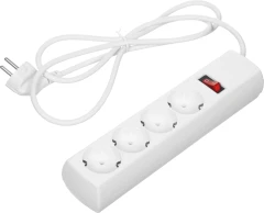 Сетевой фильтр Юнивольт 00-00000386 1.5м (4 розетки) белый (коробка)