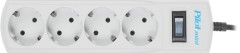 Сетевой фильтр Pilot mini 3м (4 розетки) белый (коробка)