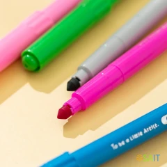 Фломастеры Deli EC161-12 Color Kids круг. конический пиш. наконечник Вентилируемый 12цв. пакет с европодвесом