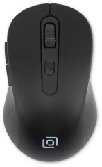 Мышь Оклик 677MW черный оптическая 1600dpi беспров. USB 6but (1520859)