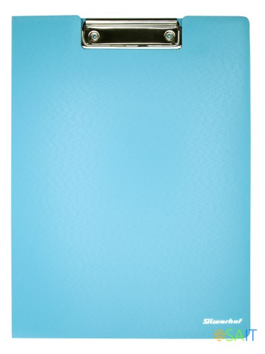 Папка клип-борд Silwerhof 957024 A4 полифом 1.8мм голубой