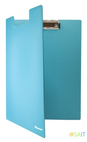 Папка клип-борд Silwerhof 957024 A4 полифом 1.8мм голубой