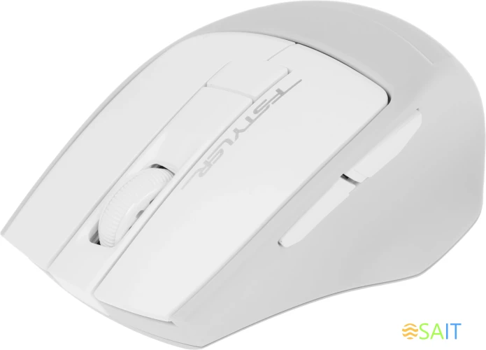 Мышь A4Tech Fstyler FG30S белый/серый оптическая 2000dpi silent беспров. USB 6but (FG30S WHITE)