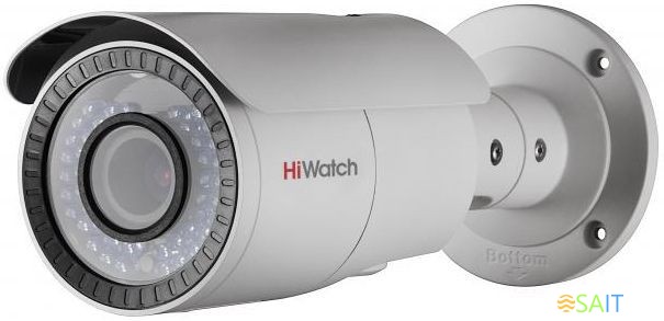 Камера видеонаблюдения аналоговая HiWatch DS-T206 (B) (2.8-12.0mm) 2.8-12мм HD-TVI цв. корп.:белый